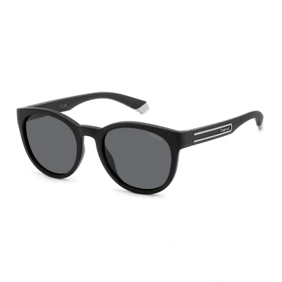 Abbildung von Polaroid Unisex Sonnenbrille, Größe: 52, Black grey