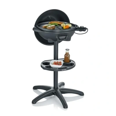 Abbildung von Severin Elektro Standgrill PG 8541, 2000 W, mit Haube, Ø 41 cm Grillfläche, W
