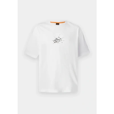 Abbildung von BOSS Voyage Tshirt print, Herren, Größe: Small, White