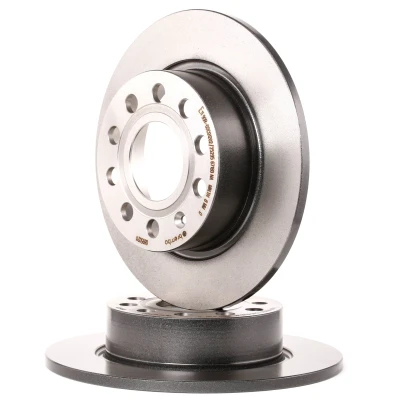 Abbildung von BREMBO COATED DISC LINE 08.9502.11 Bremsscheibe 253 10 5 voll beschichtet mit Schrauben VOLKSWAGEN: Caddy 3 Kastenwagen, Golf Plus / Crossgolf, Eos