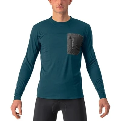 Abbildung von CASTELLI 4522506 323 UNLTD Merino LS Men&#039;s Sweatshirt Deep Teal 3XL