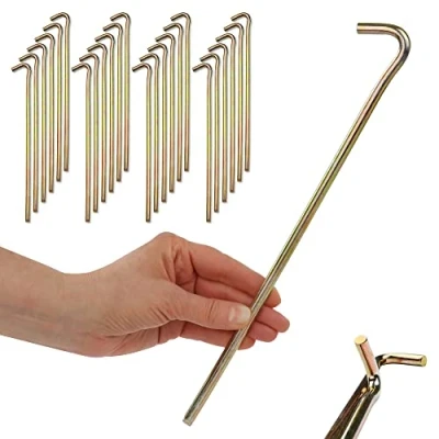Abbildung von yourGEAR Zelthering your GEAR 24 x RS 300 stabile Ø 7 300mm Stahl Erdnagel
