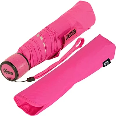 Abbildung von iX brella Taschenregenschirm Mini Kinderschirm Safety Reflex extra leicht, reflektierend