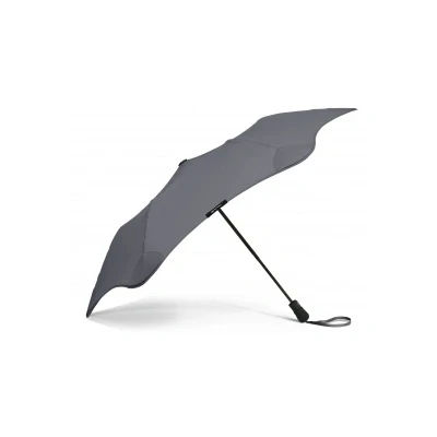 Abbildung von Blunt Metro 2.0 Taschenschirm Regenschirm grau kompakt &amp; sturmfest 100 cm Ø Innovatives patentiertes Design getestet im Windkanal