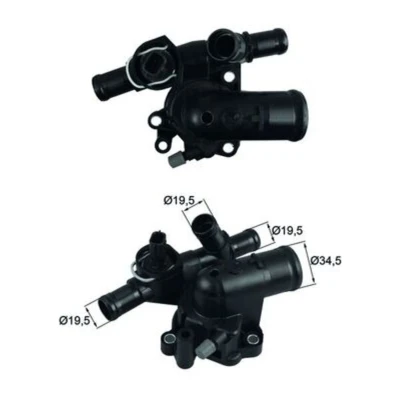 Abbildung von MAHLE ORIGINAL TI 248 89 Kühlwasserthermostat mit Dichtung RENAULT: SCENIC 2, MEGANE ESPACE 4, NISSAN: Qashqai / Qashqai+2 I, X Trail