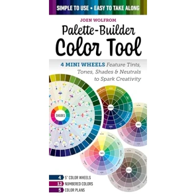 Abbildung von Palette Builder Color Tool: 4 Mini Wheels Feature Tints, Tones, Shades &amp; Neutrals to Spark Creativity; Simple Use, Easy Take Along