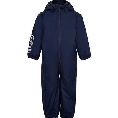 Abbildung von Minymo Softshell SUIT Solid Regenanzug für Kinder, Größe: 98, Dark navy