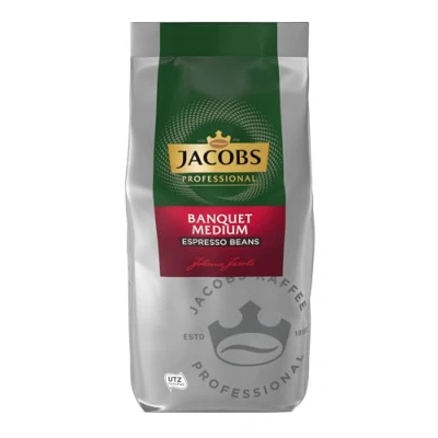 Abbildung von Jacobs Professional Banquet Medium Espresso, Ganze Kaffeebohnen 1kg, mild, Intensität 3/5