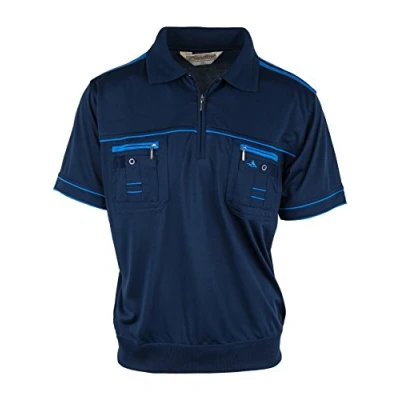 Abbildung von SOUNON Polohemd Poloshirt für Herren Dunkelblau, Groesse: 3XL