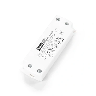 Abbildung von illuburg LED Trafo 12V 20W Flach Flackerfrei Geräuschlos für G4 GU5,3 Streifen Möbel Verdeckte Montage Netzteil Treiber Vorschaltgerät Driver Power Supply