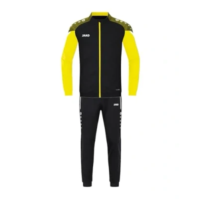 Abbildung von JAKO Kinder Trainingsanzug Polyester Performance, Schwarz/Soft Yellow, 164