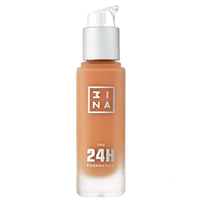 Abbildung von 3INA MAKEUP The 24H Foundation 660 Bräunen mit Unterton Neutral/Gelb Hauttonanpassend Langlebige Formel Wasserdichte Vegan Cruelty Free
