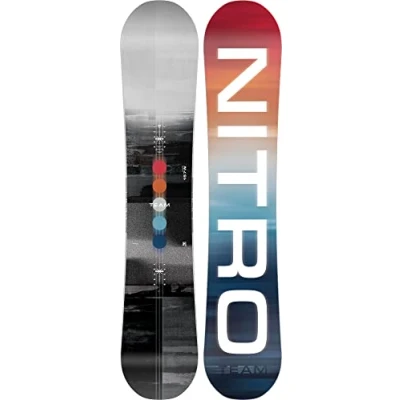 Abbildung von Nitro Snowboards Herren Team GULLW.Wide BRD &#039;23, Freestyleboard, Directional Twin, Gullwing Rocker, All Terrain, Wide, für große Füße