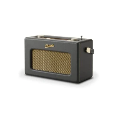 Abbildung von Roberts Revival iStream3L Internetradio mit Bluetooth, DAB+, Digitalradio (UKW/FM, WLAN, Spotify, Amazon, Deezer, UVM.) Küchenradio/Retroradio characoal Grey