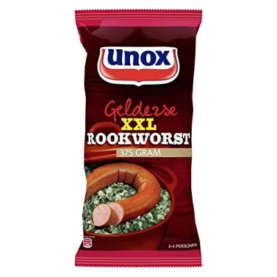 Abbildung von Unox Gelderse Rookworst Räucherwurst, 375 g