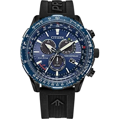 Abbildung von Citizen Funkchronograph CB5006 02L, Armbanduhr, Herrenuhr, Solar, Stoppfunktion, bis 20 bar wasserdicht