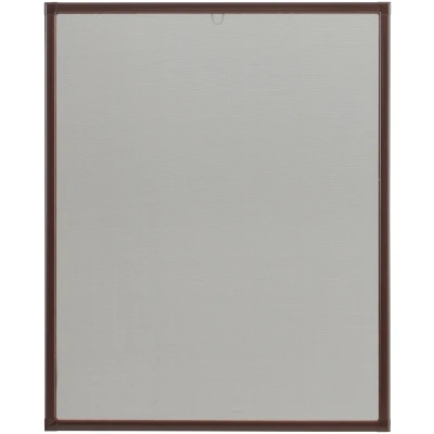 Abbildung von hecht international Insektenschutz Fensterrahmen &quot;BASIC&quot;, braun/anthrazit, BxH: 80x100 cm
