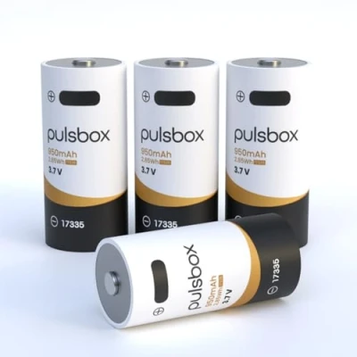 Abbildung von pulsbox 17335 Li Ion Akku 3.0V / 3.7V 950mAh USB C wiederaufladbar integrierter Schutz (3.7V 4 x Akku)