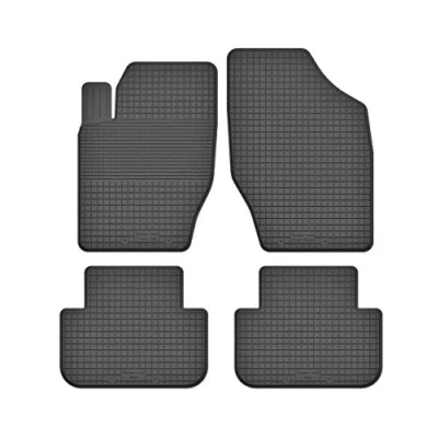 Abbildung von Gummimatten Fußmatten 1.5 cm Rand kompatibel mit Citroen DS4 (Bj. 2011 2015) ideal angepasst 4 Teile EIN Set