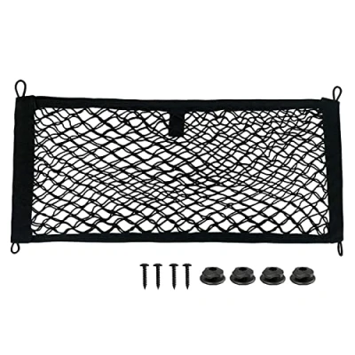 Abbildung von Kingsea Netztasche Auto,Aufbewahrungsnetz Netz für Camping, Car, Organizer Ooffre Ooiure(25 x 55 cm),Aufbewahrungsnetz den Kofferraum