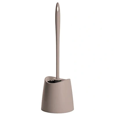 Abbildung von Tatay Klobürste Standard, Polypropylen, Schwarz Bürste, BPA frei, Made in Spain. Taupe. Maße 12 x 38 cm