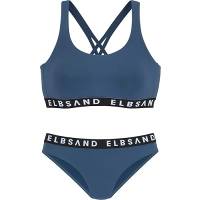 Abbildung von Elbsand SET Bikini, Damen, Größe: 32xA/B, Rauchblau