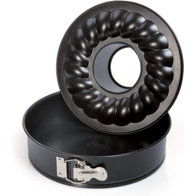 Abbildung von Kaiser Backformen Backform Classic Springform Rohrboden 26cm schwarz