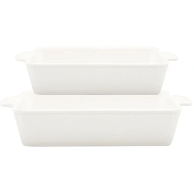 Abbildung von Greengate Alice Auflaufform white Set2