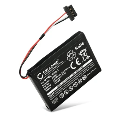 Abbildung von subtel® GPS Ersatz Akku 338937010172,T300 3 Ersatzakku für Mitac Mio 4190 Moov 500 510 560 M400 M405 N177 Navigationsgerät 750mAh Navi Batterie