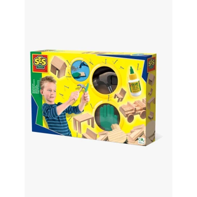 Abbildung von SES Creative Tischler Set 57 Teile, Wood