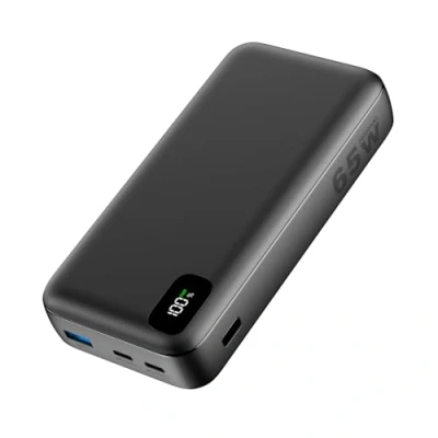 Abbildung von A ADDTOP Power Bank, 65W 20000mAh Powerbank PD3.0+QC4.0 USB C Input &amp; Output Schnelles Aufladen 3 Outputs Externer Akku Ladegerät für Laptop MacBook Dell XPS iPhone iPad Switch