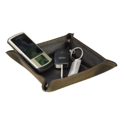 Abbildung von Wedo 750130107 Hosentaschen Depot (Aufbewahrungsablage Kunstleder) braun