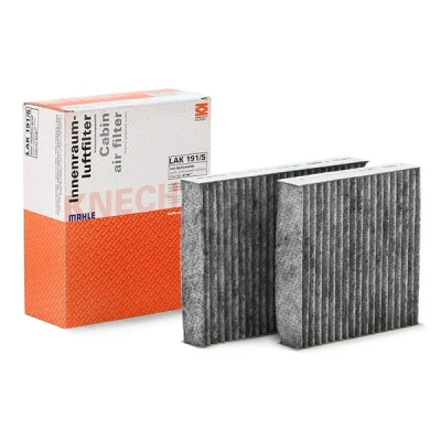 Abbildung von MAHLE ORIGINAL LAK 191/S Innenraumfilter Aktivkohlefilter 199,0, 204,0, 204 157 31,0, 32,0 PEUGEOT: 208 Kastenwagen, 207 CC, 2008 Kombi