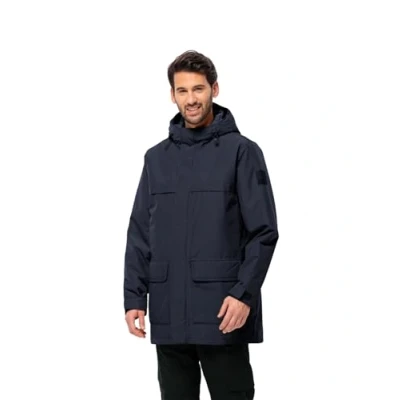 Abbildung von Jack Wolfskin Regenjacke / wasserabweisende Jacke, Herren, Größe: XXL, Night blue