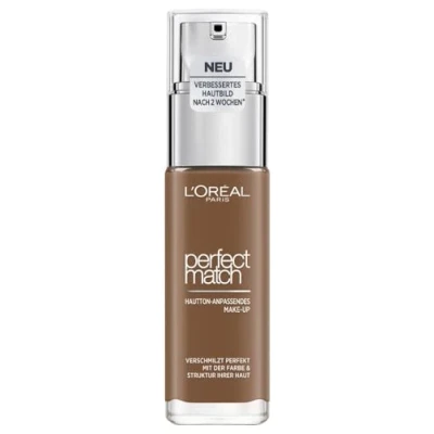 Abbildung von L&#039;Oréal Paris Make Up, Flüssige Foundation mit Hyaluron und Aloe Vera, Perfect Match Nr. 10.5 Coffee, 30 ml