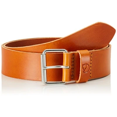 Abbildung von Fjallraven Unisex Adult Singi Belt 4 cm, Leather Cognac, 75cm