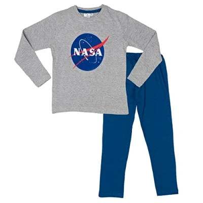 Abbildung von United Labels NASA Nachtwäsche Set für Kinder, Größe: 110/116, Grau/blau