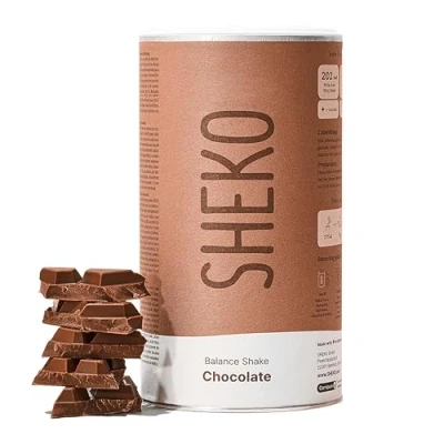 Abbildung von SHEKO Balance Shake Schokolade 21 Cremige Mahlzeitenersatz Shakes zum Abnehmen Proteinreich, Glutenfrei &amp; Natürlicher Geschmack