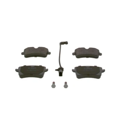 Abbildung von BOSCH 0 986 494 488 Bremsbelagsatz Low Metallic inkl. Verschleißwarnkontakt mit Schrauben Zubehör AUDI: A5 B8 Cabrio, A6 C7 Limousine, Avant