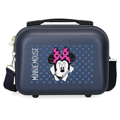Abbildung von Disney Minnie Sunny Day Kofferset Blau 55/68 cms Hartschalen ABS Kombinationsschloss 104L 4 Doppelräder Handgepäck