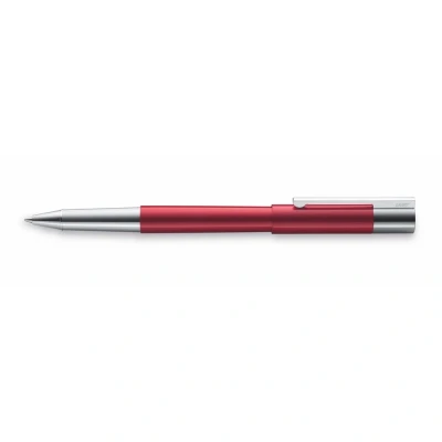 Abbildung von Lamy scala pianored Tintenroller puristischer Stift in robustem Gehäuse aus Ganzmetall &amp; Glanzlackveredelung poliertes Griffstück Strichbreite M mit Tintenrollermine 63 schwarz