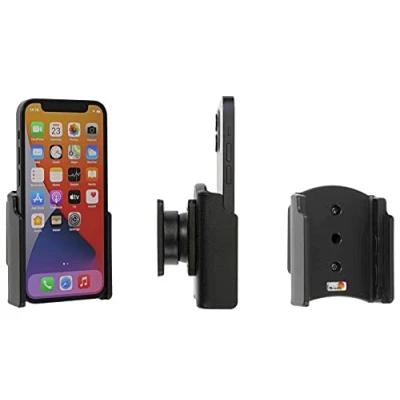 Abbildung von Brodit Gerätehalter 711234 Made IN Sweden für Smartphones Apple iPhone 12 Mini, schwarz