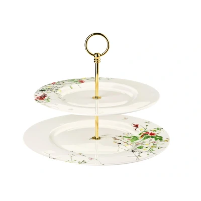 Abbildung von Rosenthal Etagere / Servierturm Brillance Fleurs Sauvages 2 Etagen