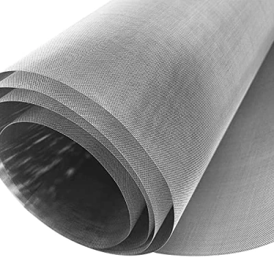 Abbildung von Drahtgeflecht Blätter Wire Mesh Feinmaschig Filtersieb Blatt Edelstahlgitter Edelstahl Gitter Drahtgewebe Metall Fliegengitter Drahtgitter für Türen Verhindert Mäuse Insekten Schlangen 35 x 120cm