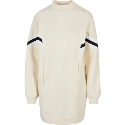 Abbildung von Urban Classics Oversized College Freizeitkleid, Damen, Größe: XXL, Whitesand