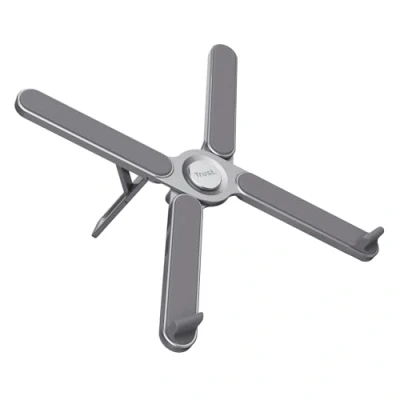 Abbildung von Trust Macy Klappbarer Laptop Ständer aus Aluminium Grau
