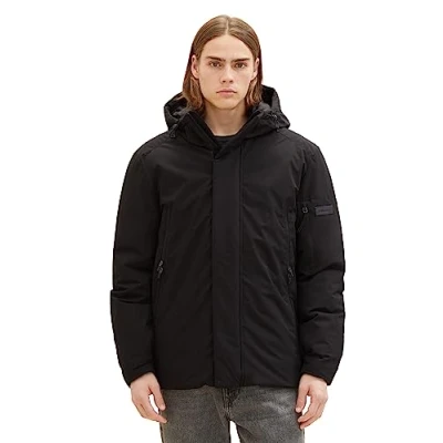 Abbildung von TOM Tailor Denim Outdoorjacke, Herren, Größe: Medium, Black