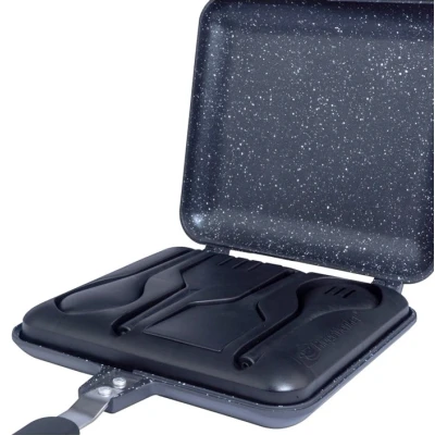 Abbildung von Ridgemonkey Classic Sandwich Toaster Granite Edition Camping Besteck