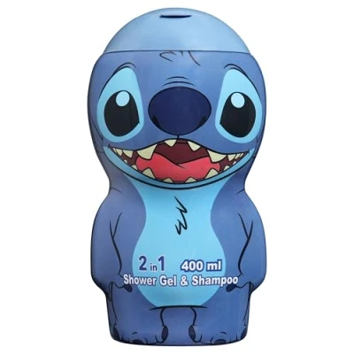 Abbildung von Stitch in 3D 2in1 Duschgel und Shampoo, nach Karamell Jasmin duftender Badespaß für Kinder
