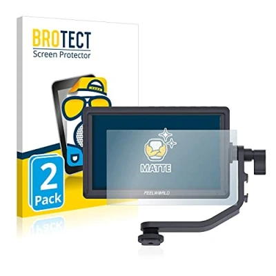 Abbildung von BROTECT Entspiegelungs Schutzfolie für Feelworld FW568 5.5&quot; (2 Stück) Matte Displayschutz Folie, Anti Reflex, Fingerprint